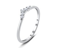 Perfect CZ Silver Ring NSR-3363